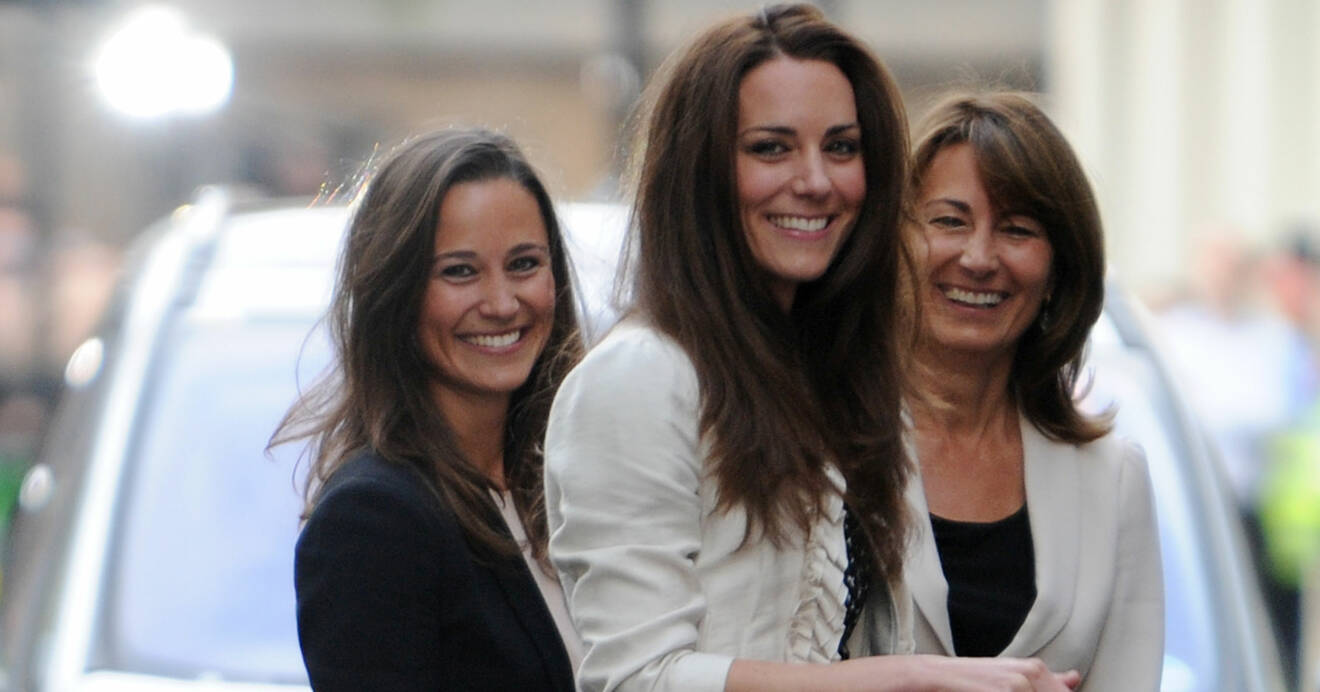 Pippa Middleton, Kate Middleton och Carole Middleton