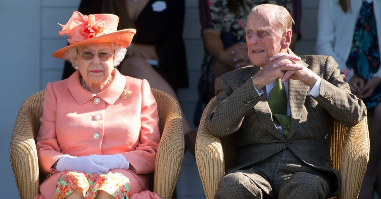 Drottning Elizabeth och prins Philip