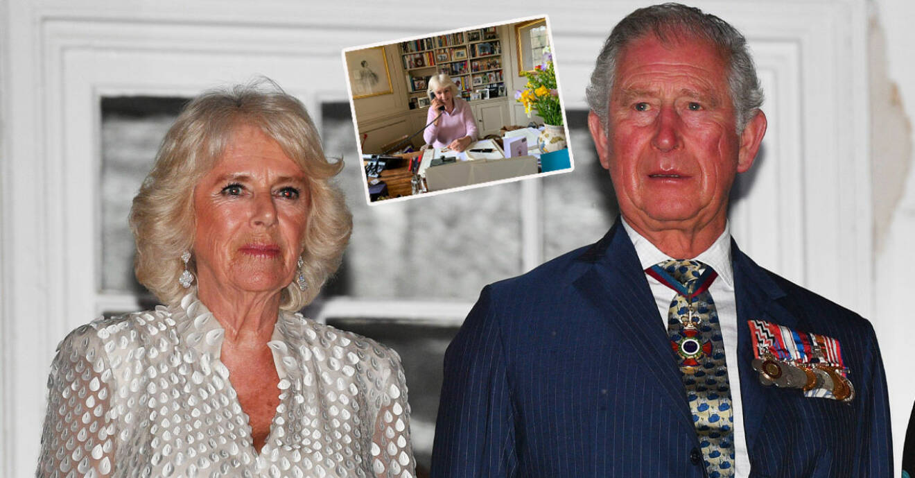 Hertiginnan Camilla och prins Charles