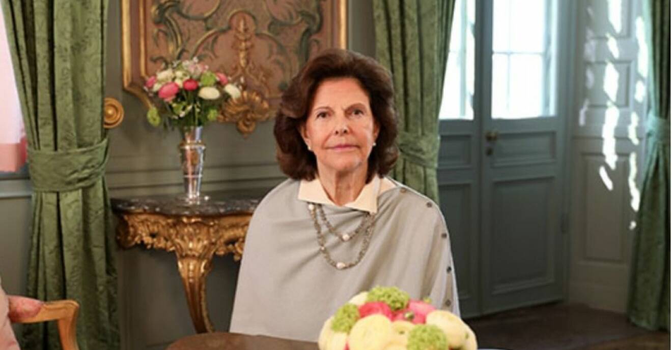 Ny bild på drottning Silvia på drottningholm