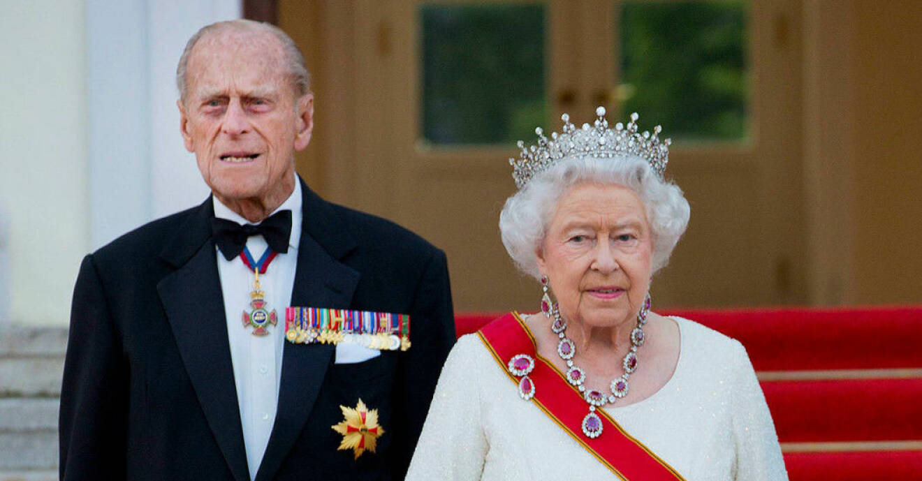 Prins Philip och drottning Elizabeth