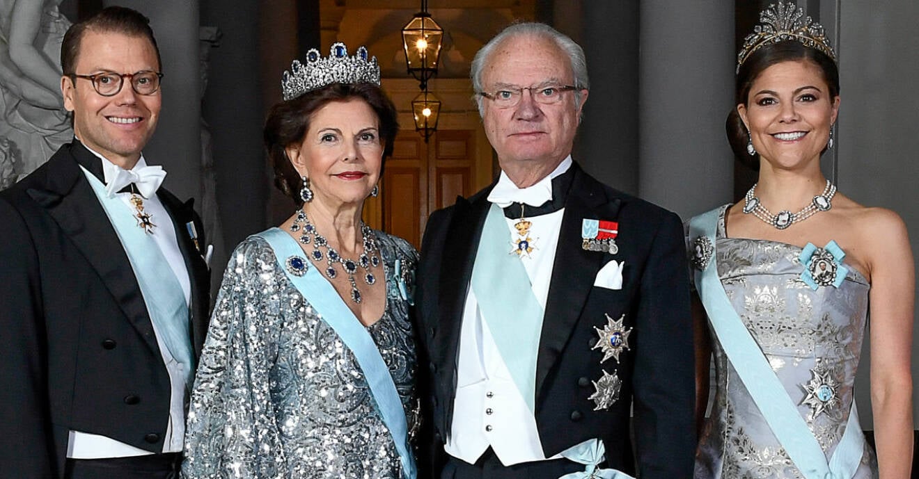 Kungen 75 Drottning Silvia Kronprinsessan Victoria Prins Daniel