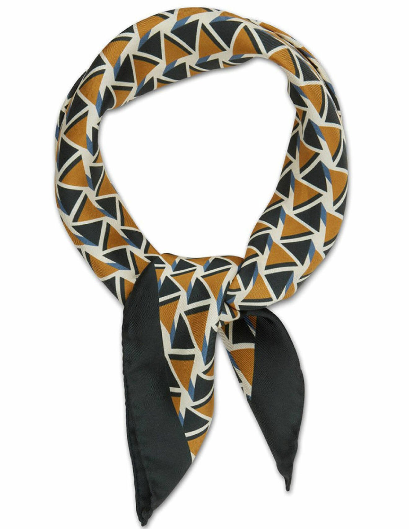 scarf med grafiskt mönster