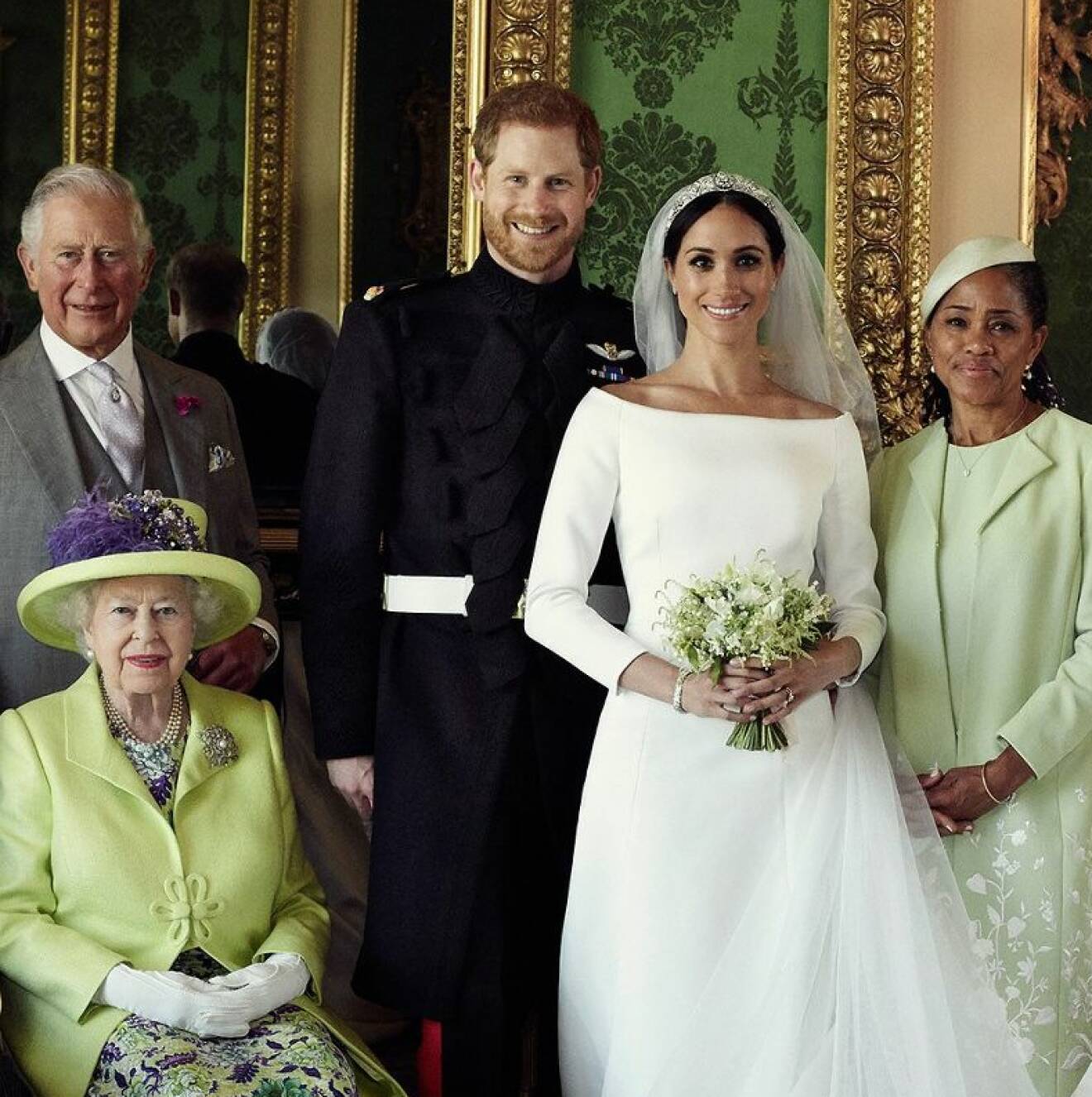 Prins Harry i skägg på sitt bröllop med Meghan 2018