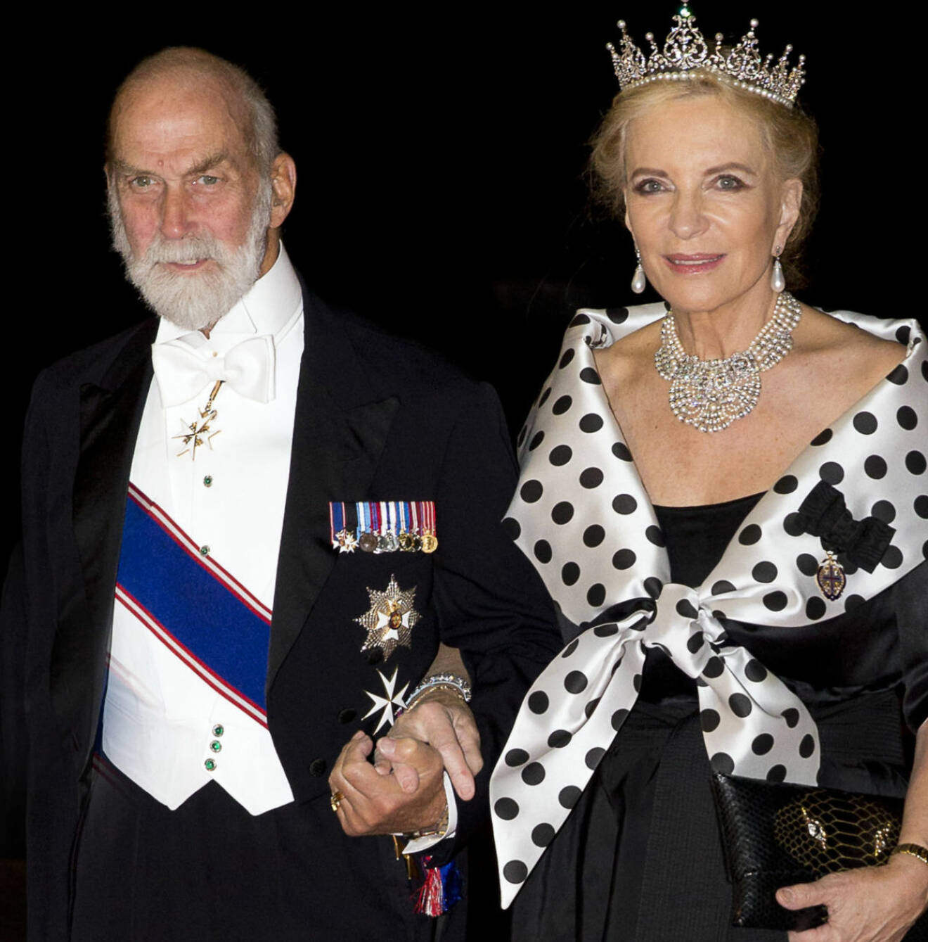Prins Michael av Kent med sin fru prinsessan Marie Christine