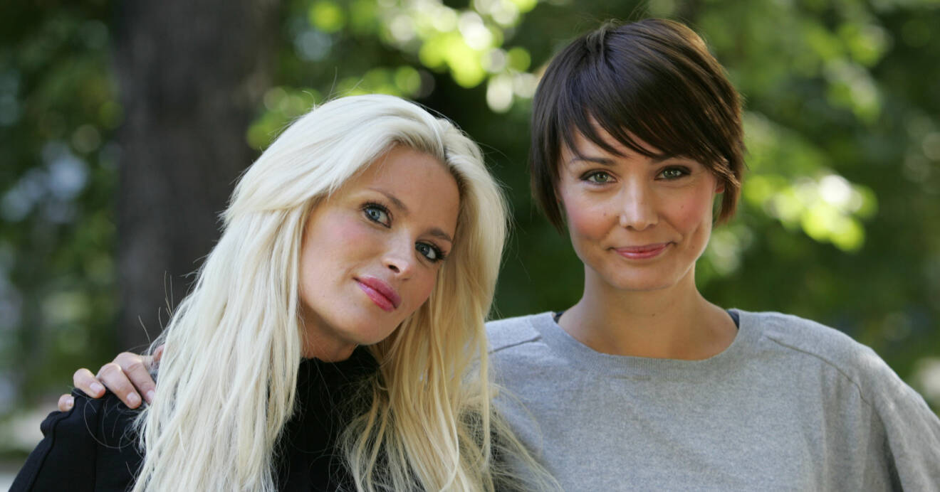 Carina Berg och Carolina Gynning har varit bästa vänner i många år. Här programleder de Idol 2007 tillsammans.