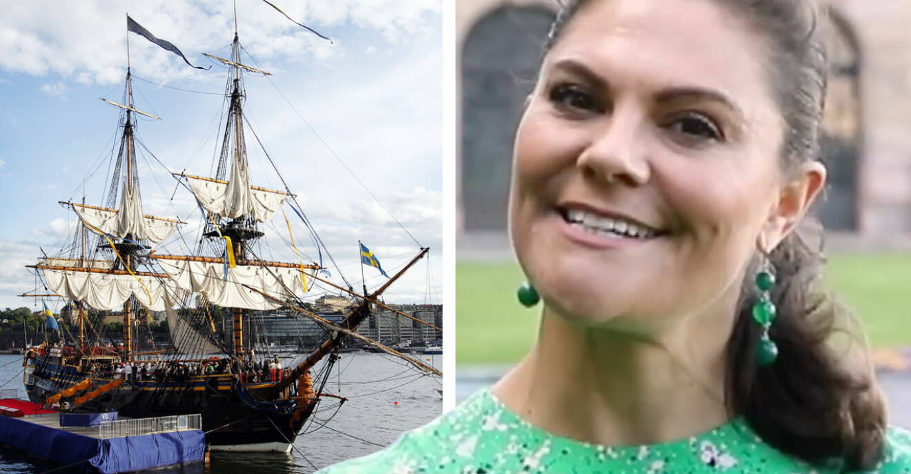 Kronprinsessan Victoria Göteborg 400 år Ostindiefararen Götheborg