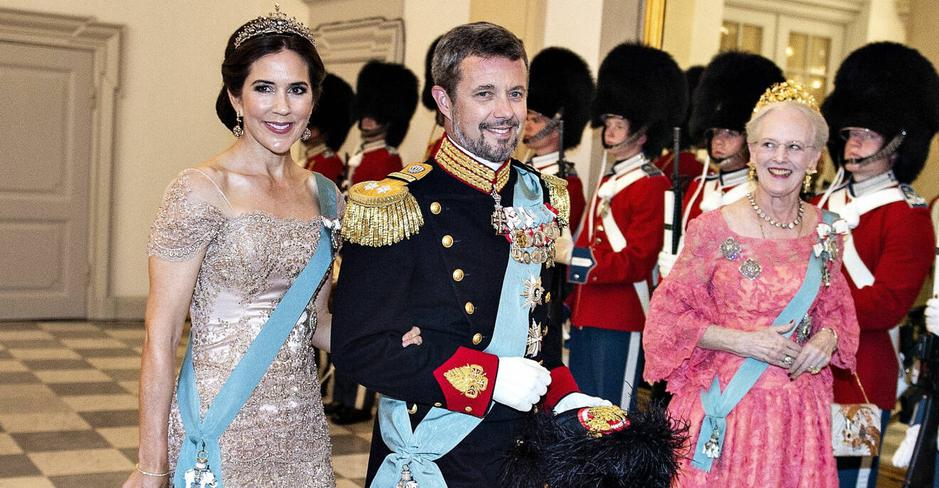 Kronprinsessan Mary Kronprins Frederik Drottning Margrethe