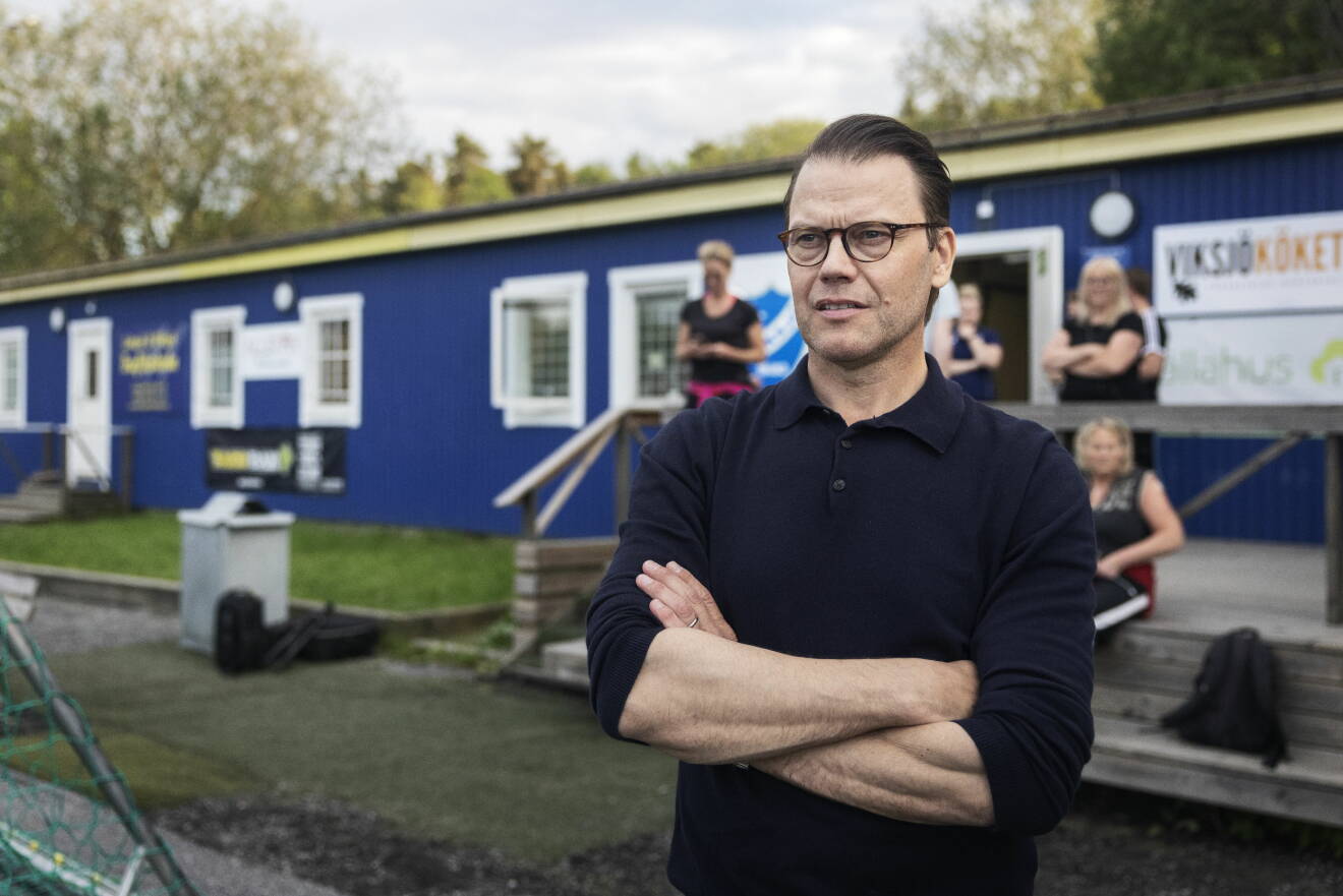 Prins Daniel Sportbladets intervju om barn rörelse och idrott Viksjövallen Järfälla