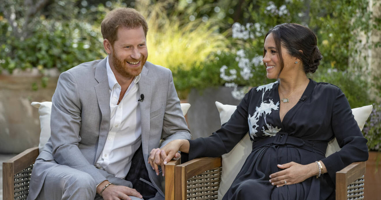 Prins Harry och Meghan Markle intervjuas av Oprah Winfrey
