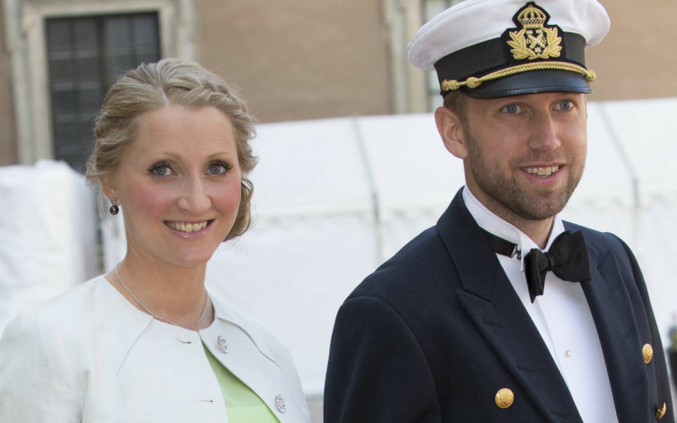 Prins Julians fadder Jacob Högfeldt med sin fru Therese Högfeldt