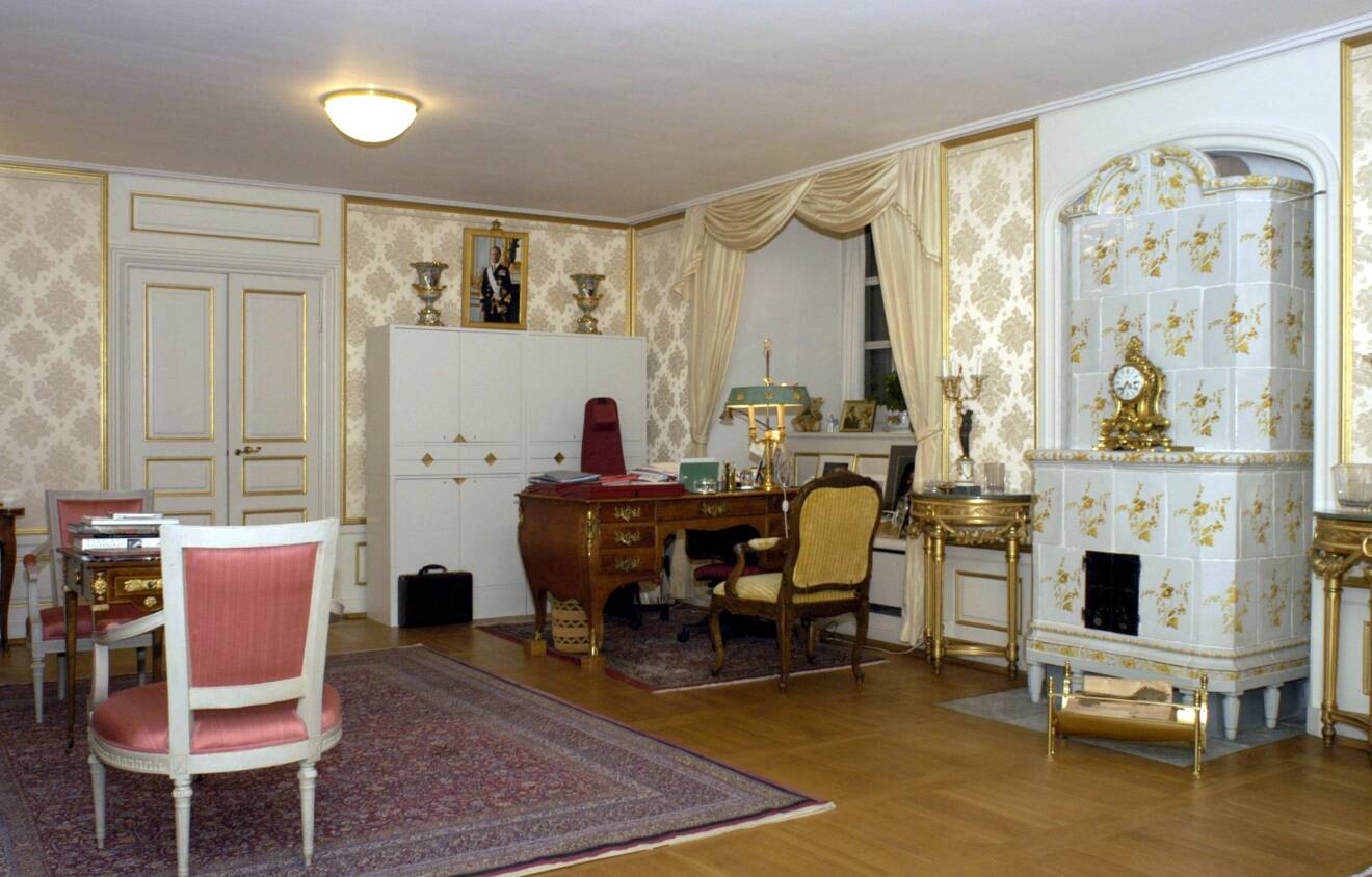 Drottning Silvias kontor på Stockholms slott
