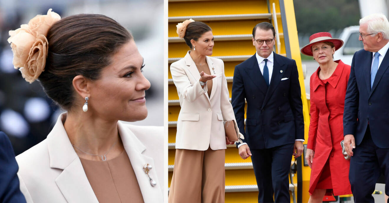 Kronprinsessan Victoria och prins Daniel med Tyslands presidentpar