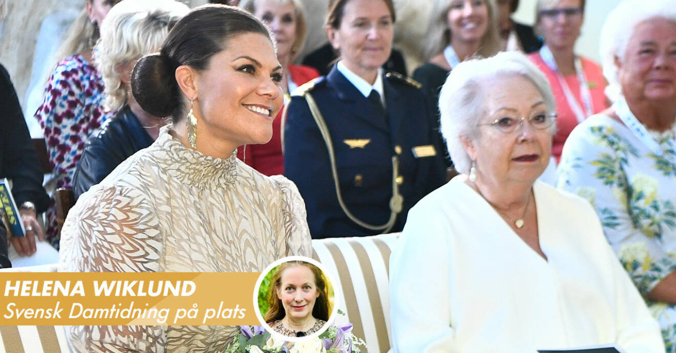 Kronprinsessan Victoria och prinsessan Christina Årets svenska kvinna 2021