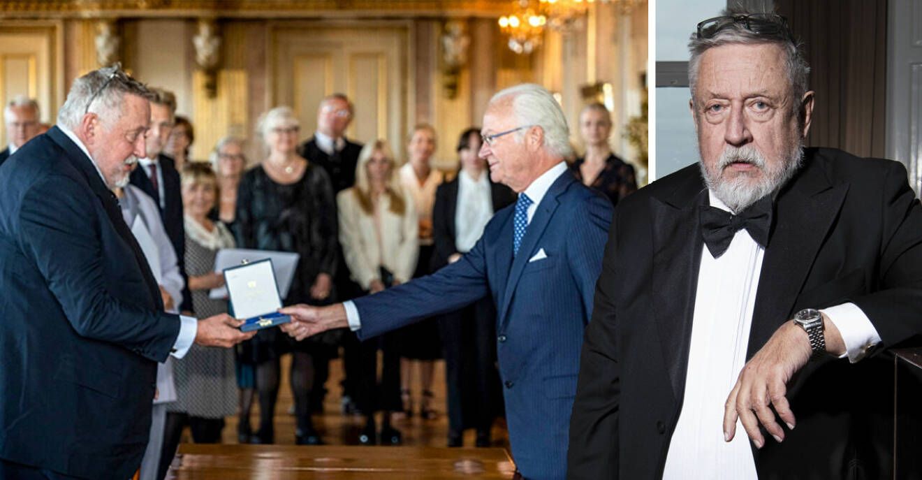 Leif GW Persson med kungen