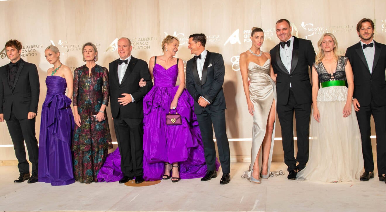 Furst Albert gala Monaco Prinsessan Caroline Gäster