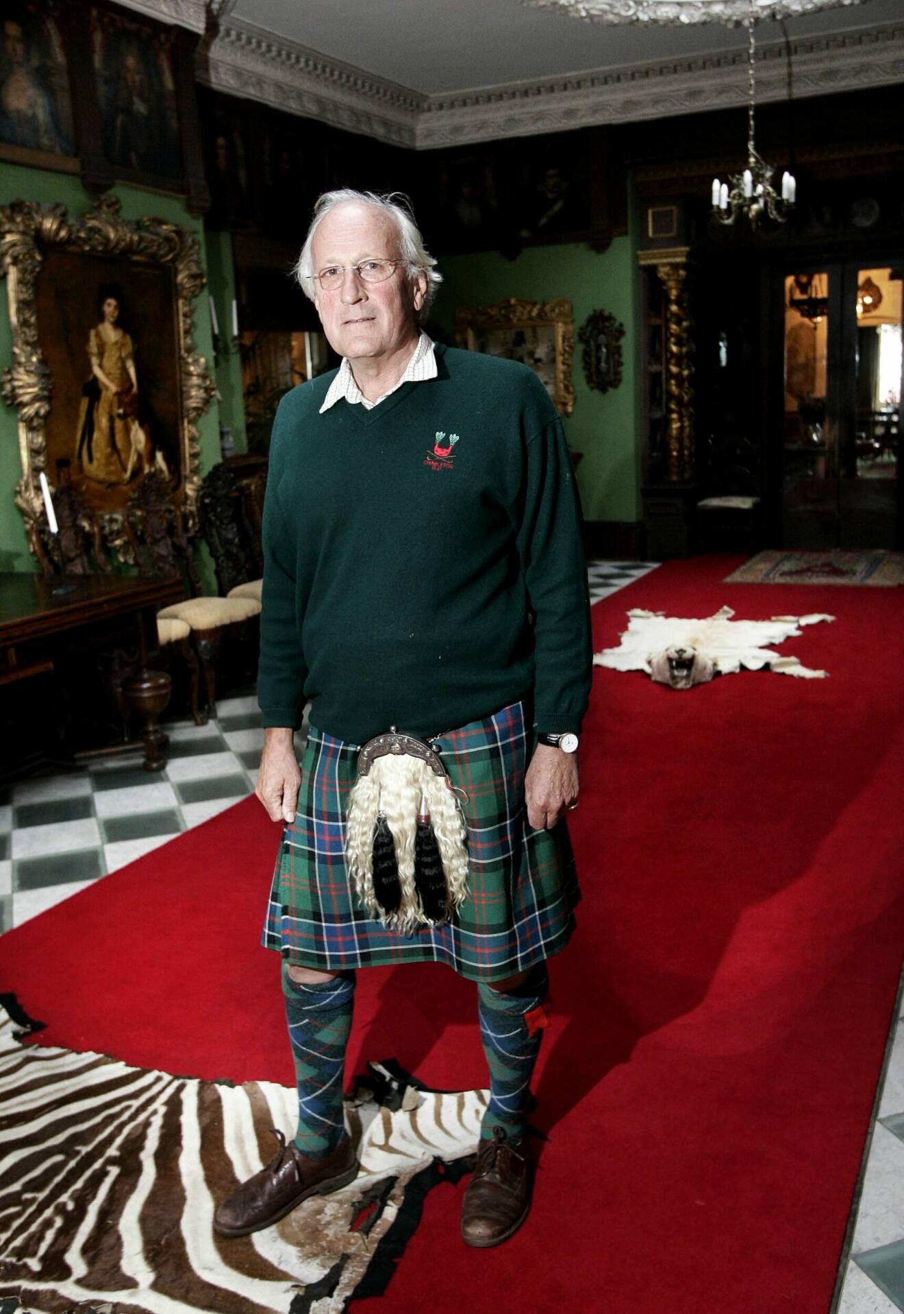 Jöns St.Clair Bonde kungens jaktkompis Charleton House Skottland