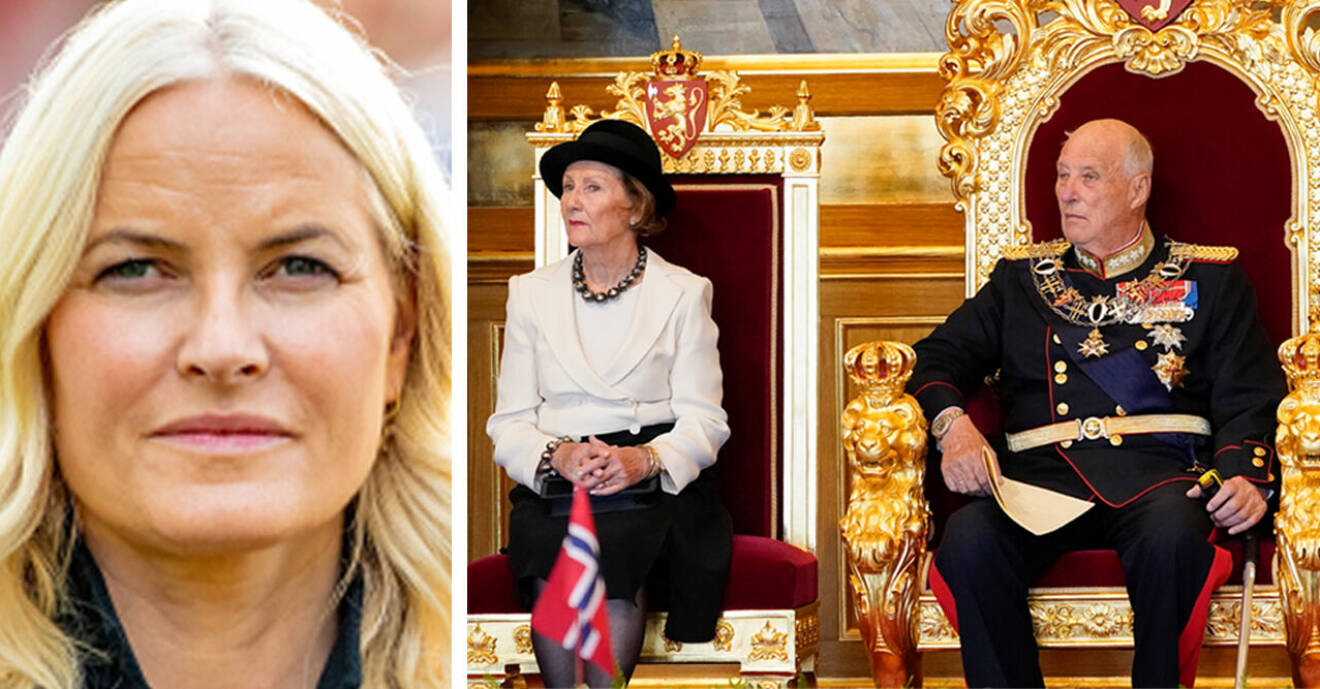 Kronprinsessan Mette-Marit Kung Harald Drottning Sonja