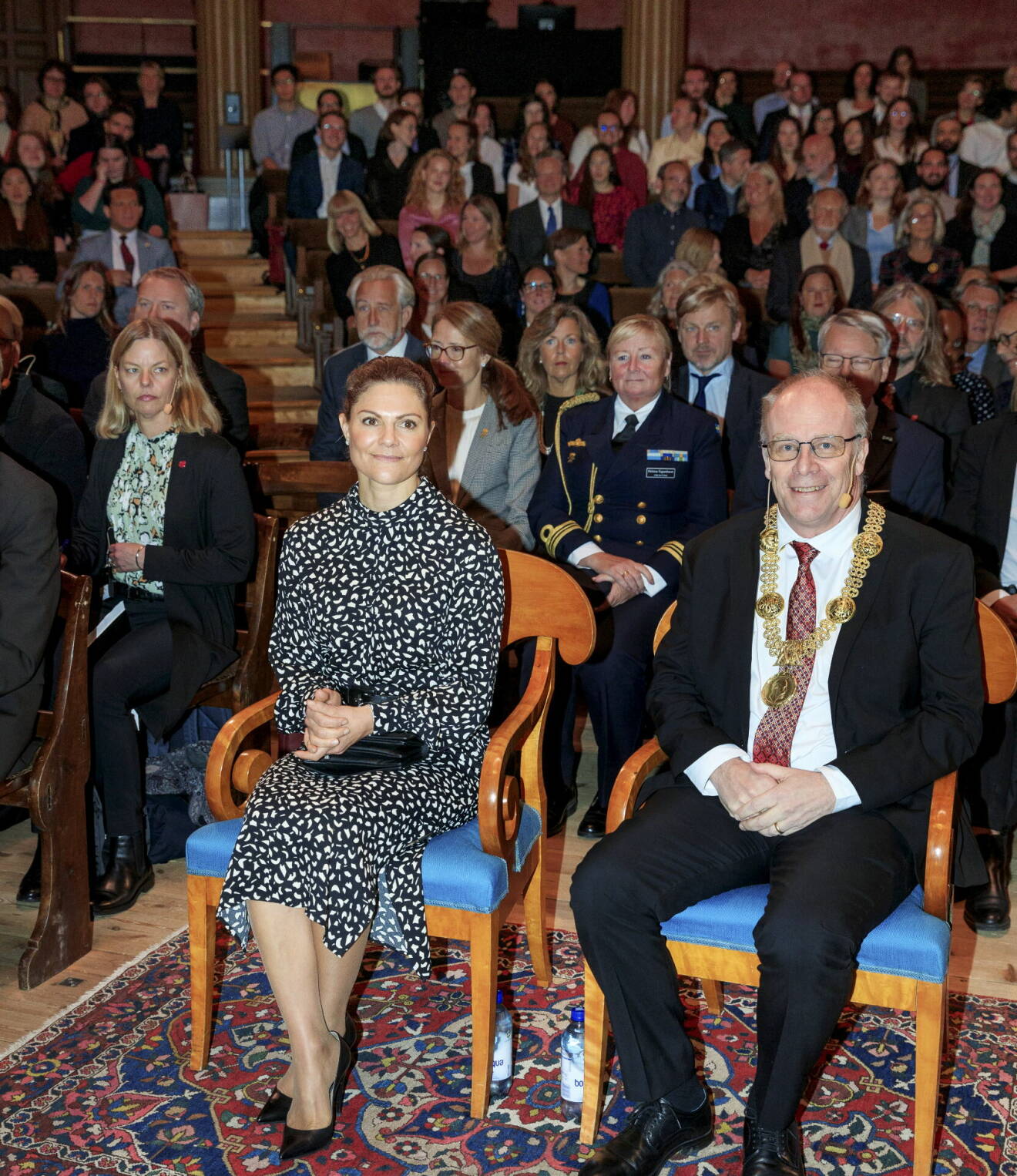 Kronprinsessan Victoria Anders Hagfeldt Rektor Uppsala universitet