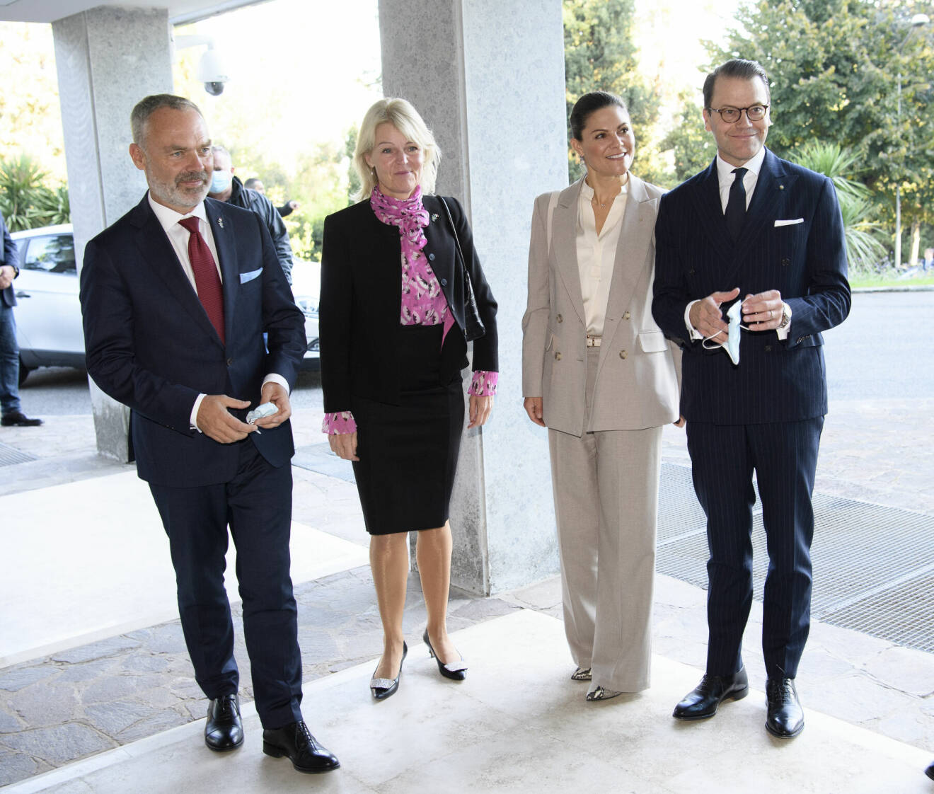 Kronprinsessan Victoria Prins Daniel Ambassadör Jan Björklund Utrikeshandelsminister Anna Hallberg Rom Italien