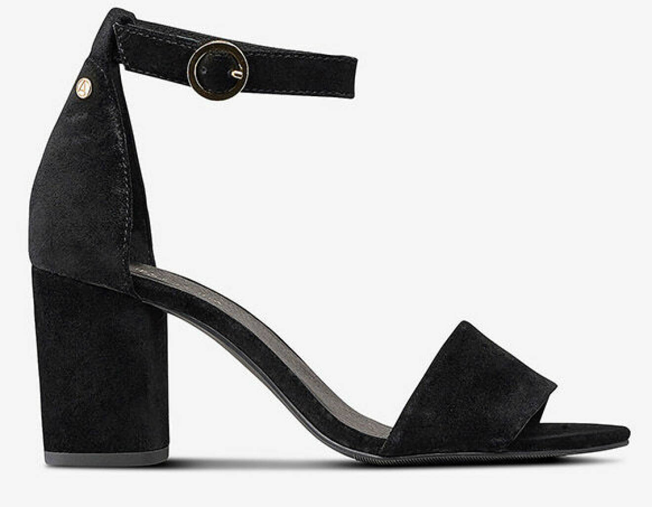 basgarderob skor: svarta sandaletter med blockklack från Agnes Cecilia