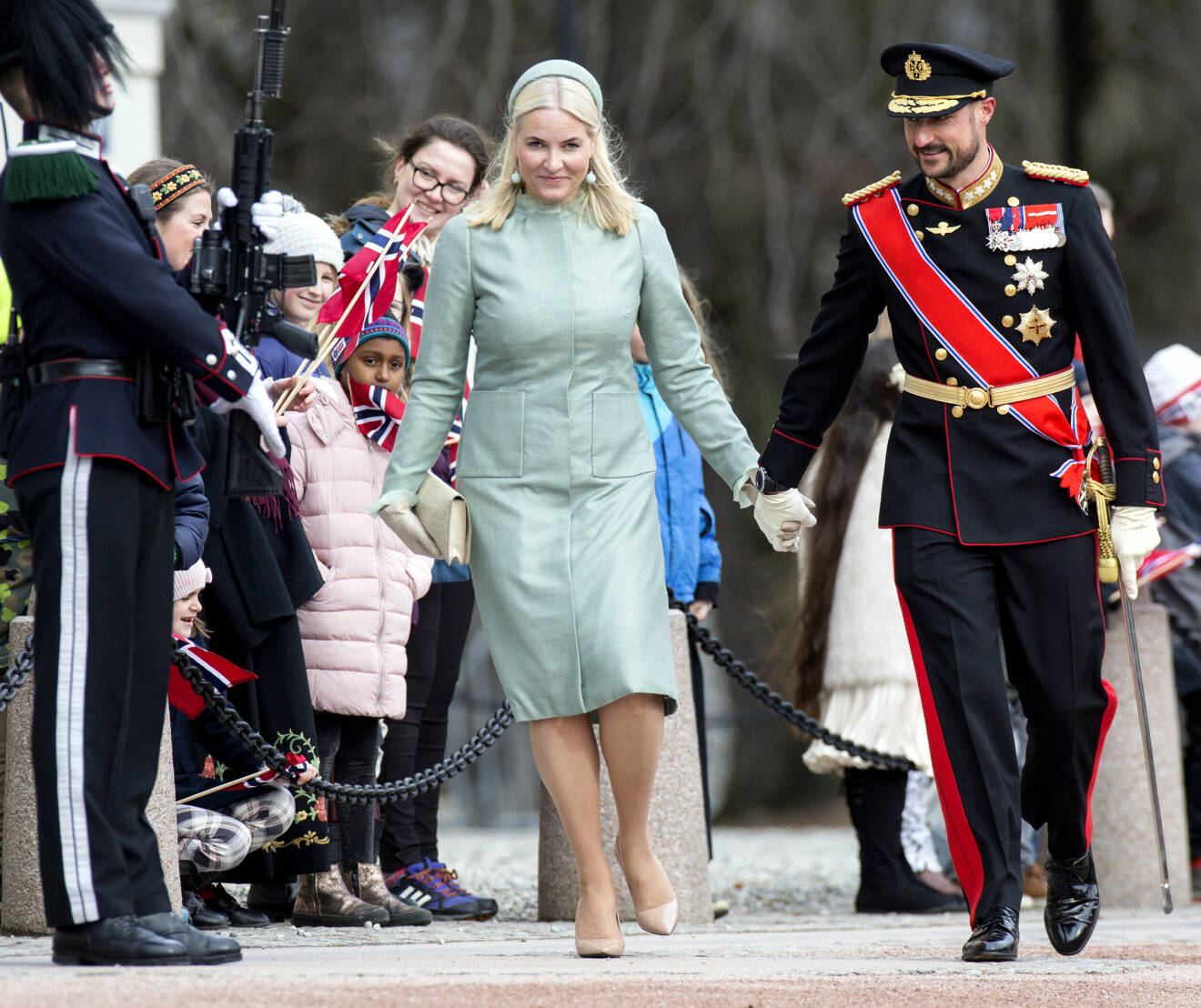 Kronprinsessan Mette-Marit Kronprins Haakon Statsbesök Oslo