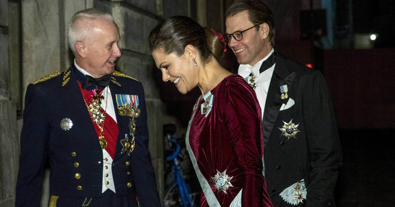 Sversker Göranson, kronprinsessan Victoria och prins Daniel