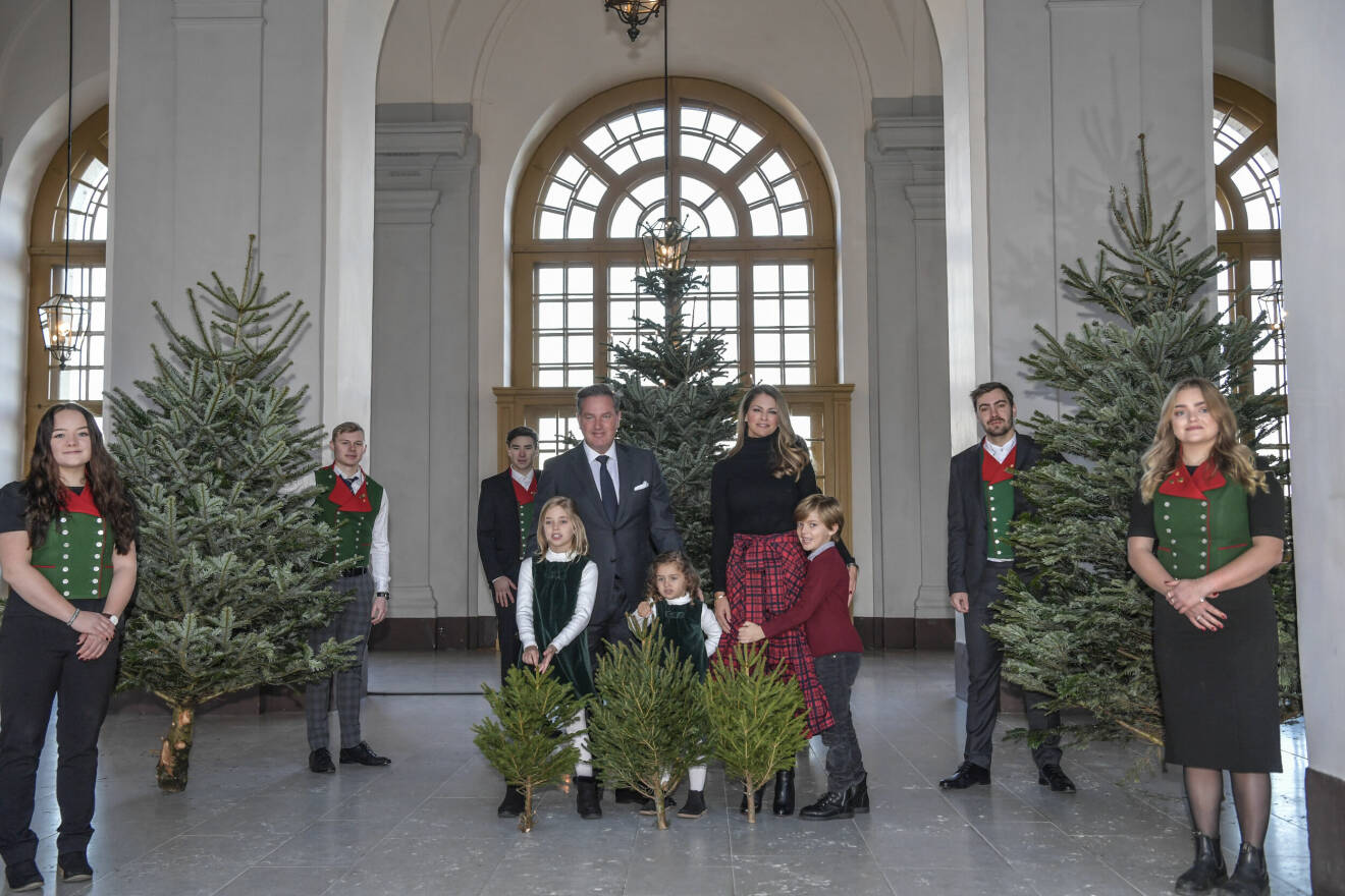 Skogshögskolan Prinsessan Madeleine Chris O’Neill Leonore Adrienne Nicolas slottets julgranar 2021