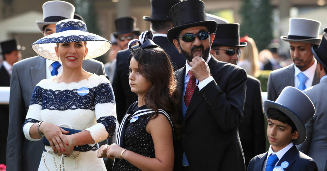 Prinsessan Haya, Schejk Mohammed bin Rashid al-Maktoum och barnen 2017