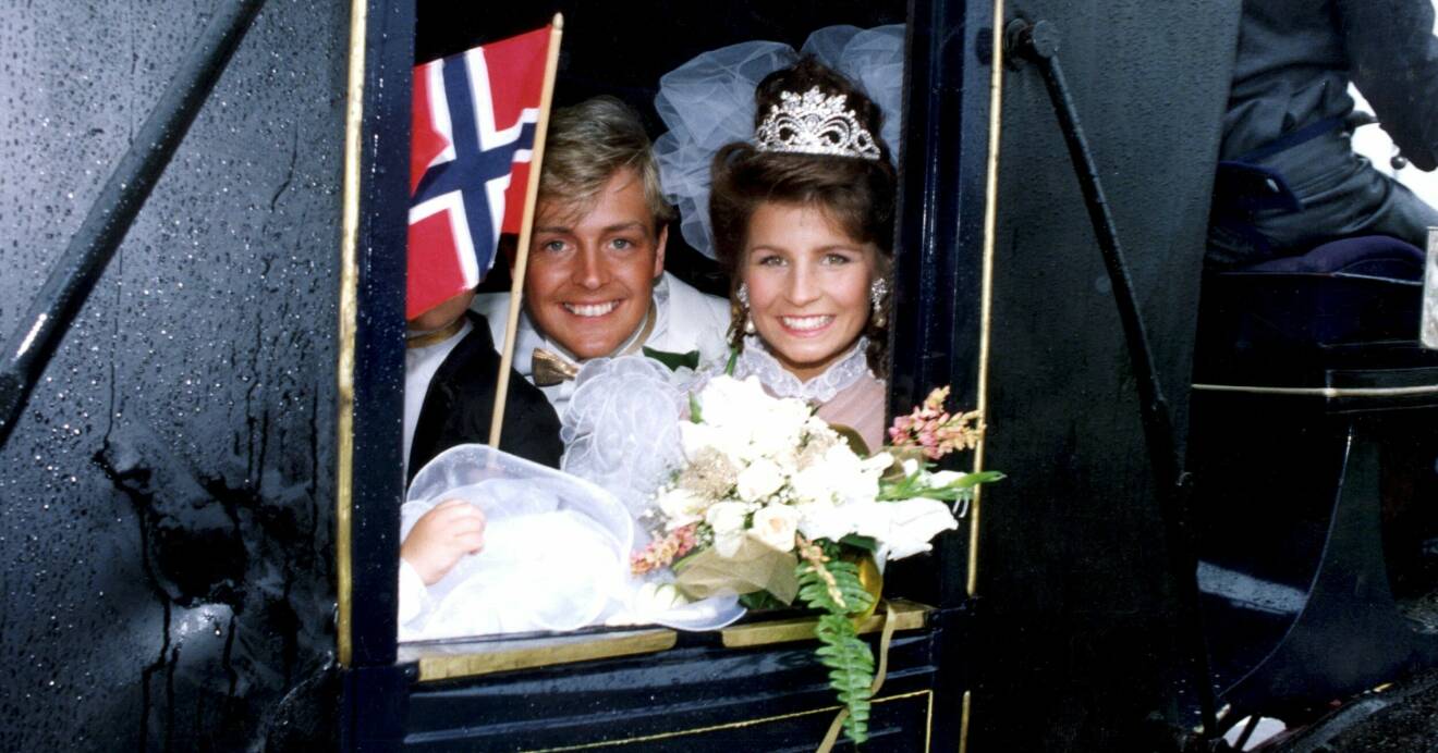 Carola Häggkvist och Runar Sögaard gifter sig 1990