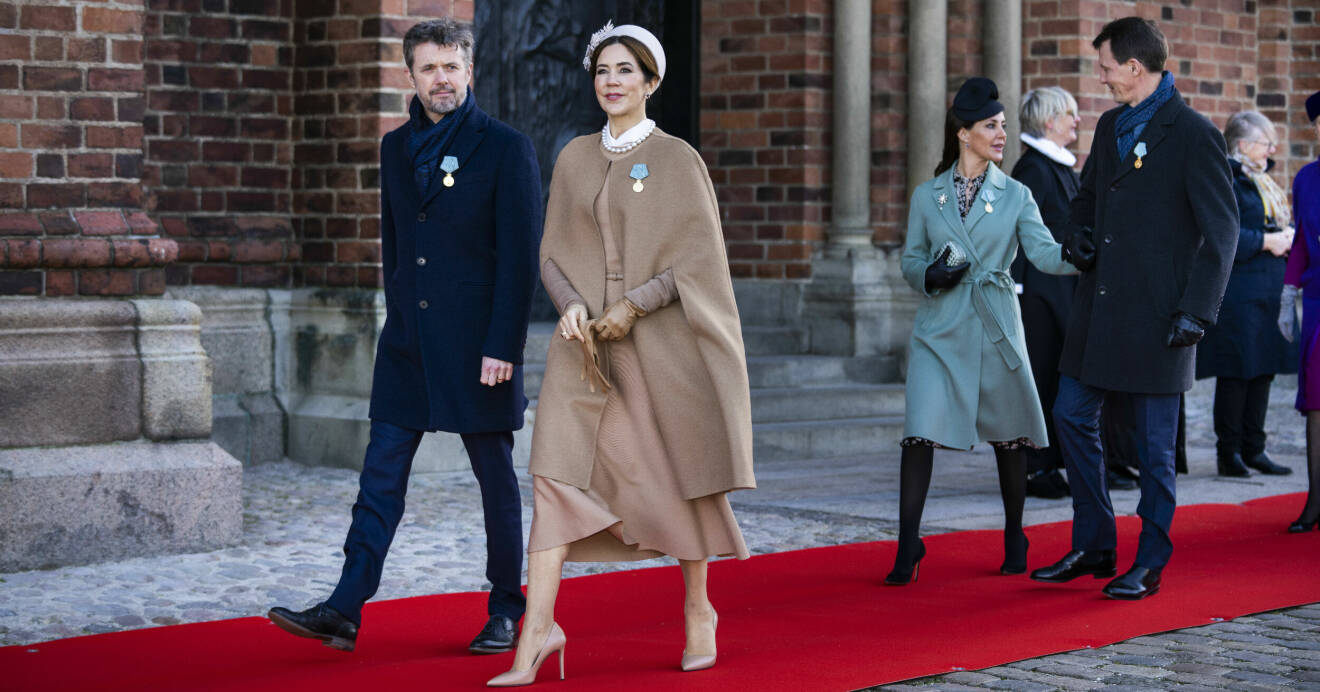Kronprins Frederik, kronprinsessan Mary, prinsessan Marie, prins Joachim av Danmark
