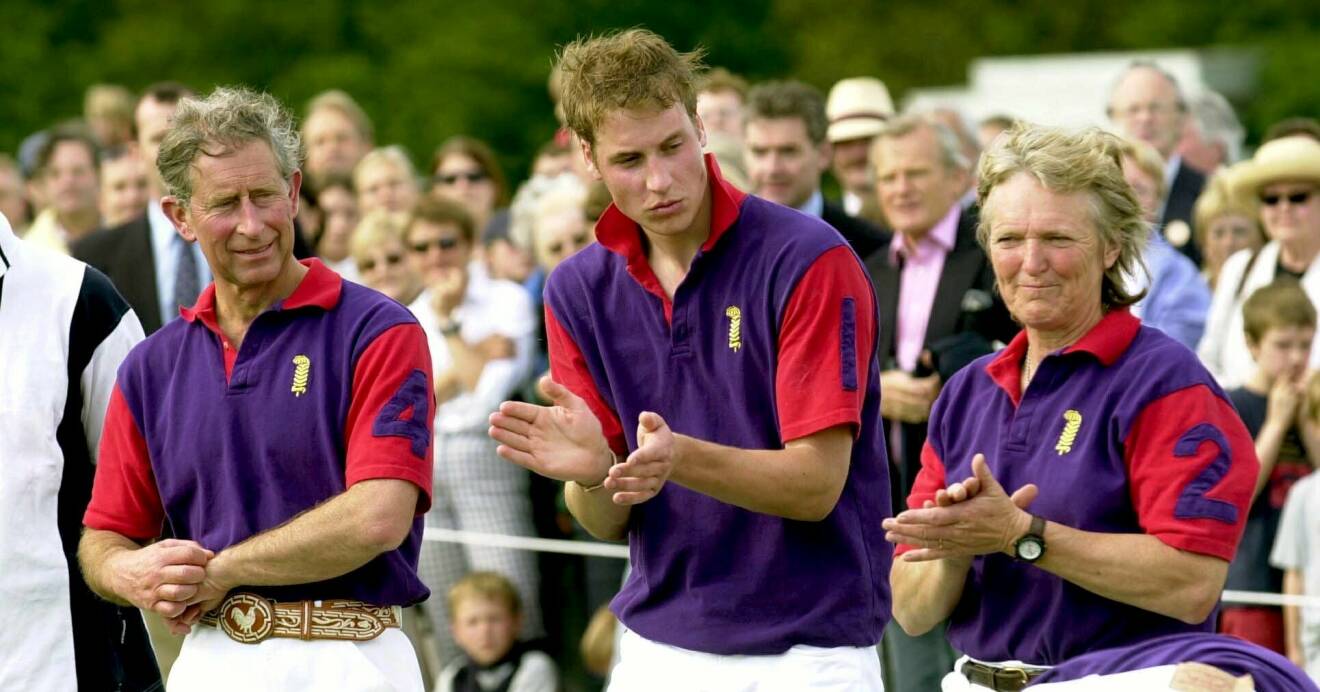 Prins Charles, prins William, Claire Tomlinson 2002
