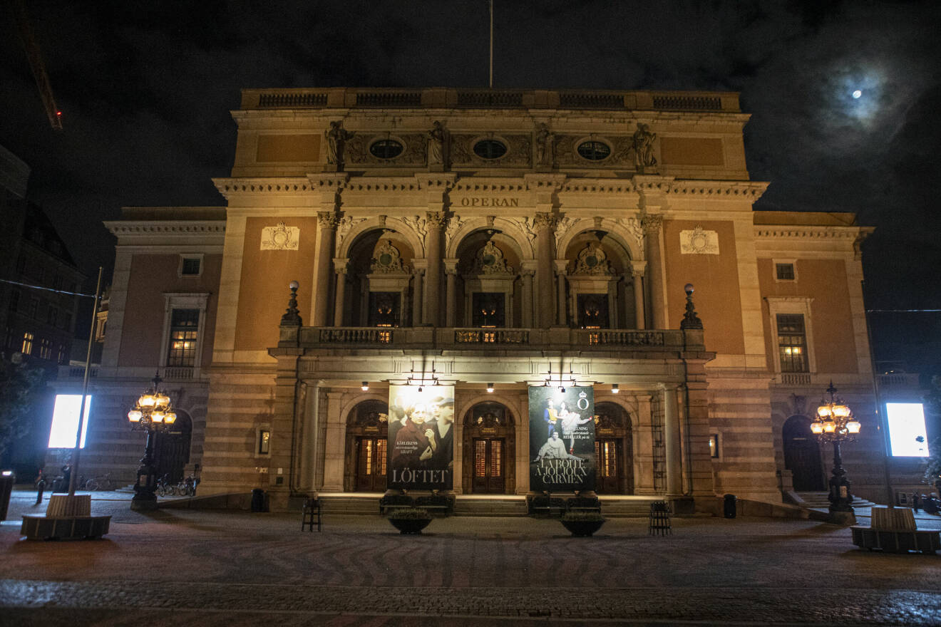 Kungligt besök på Kungliga Operan i Stockholm