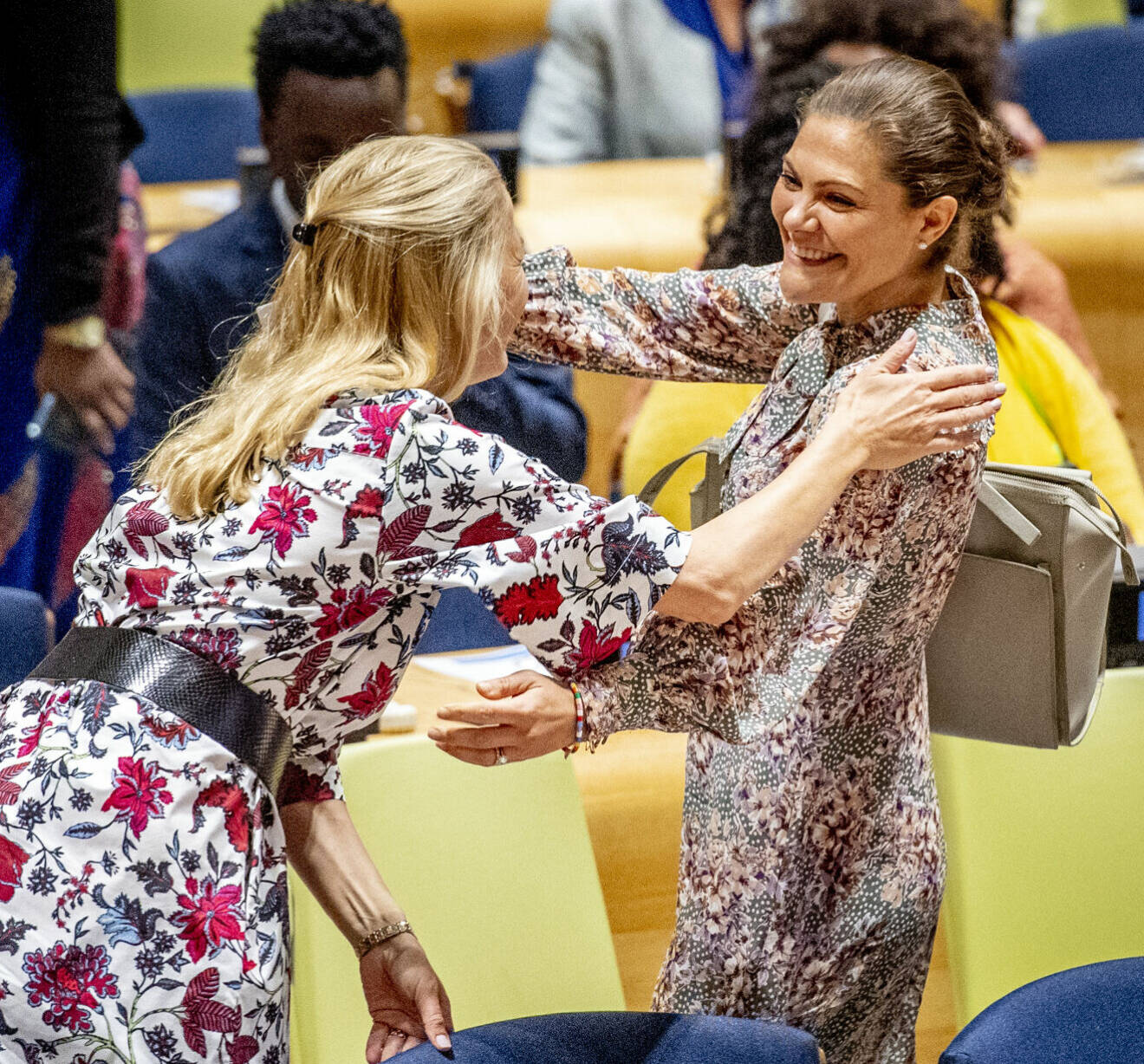Prinsessan Mabel och Kronprinsessan Victoria i FN 2018