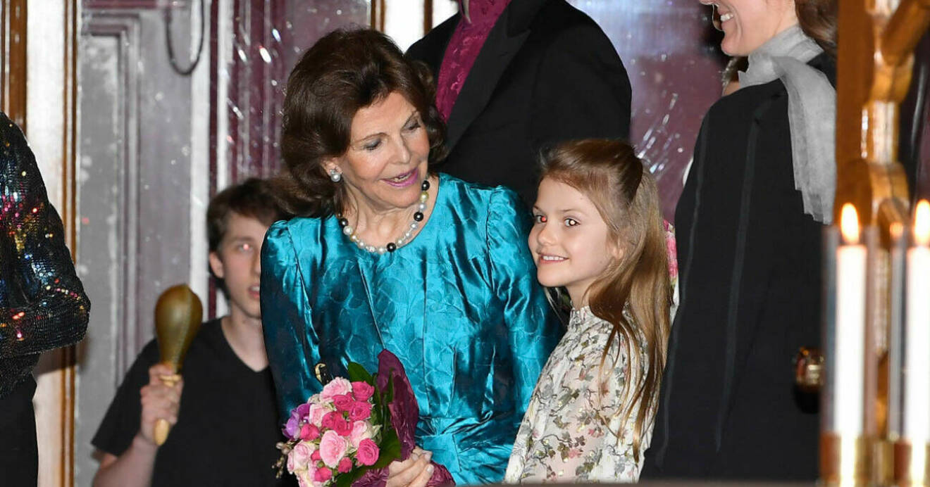Drottning Silvia och prinsessan Estelle