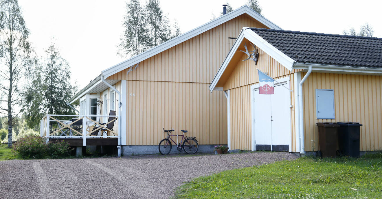 Marie och Erik Hellqvist - huset i Kåtilla i Älvdalen