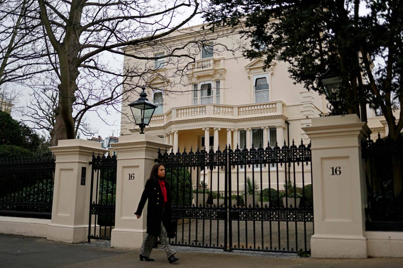 Roman Abramovitchs hus i London, med adress Kensington Palace Gardens