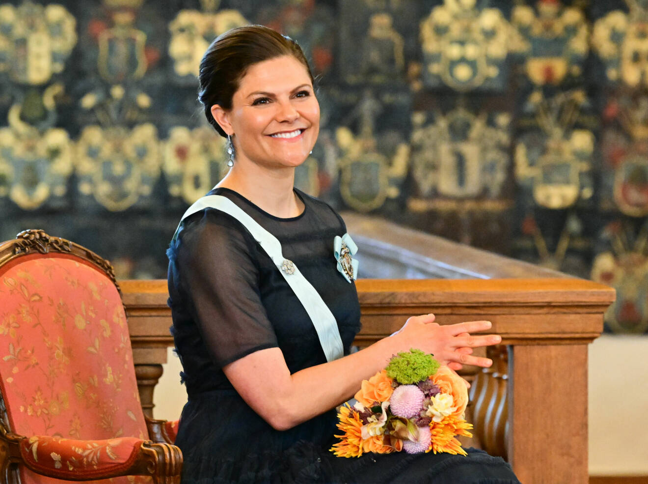 Kronprinsessan Victoria vid Kungliga Vitterhetsakademiens högtidssammankomst
