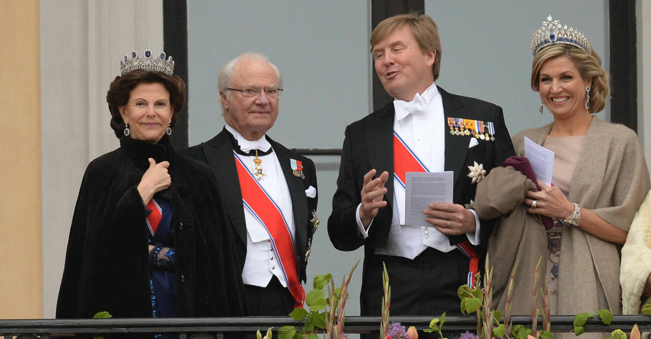Carl XVI Gustaf, drottning Silvia, Kung Willem-Alexander och drottning Maxima