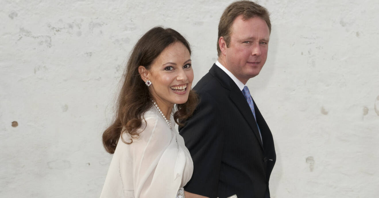 Prins Gustav och blivande frun Carina Axelsson