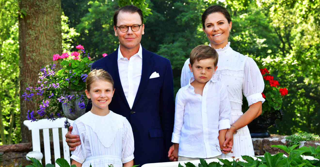 Kronprinsessan Victoria firar sin födelsedag tillsammans med sin familj