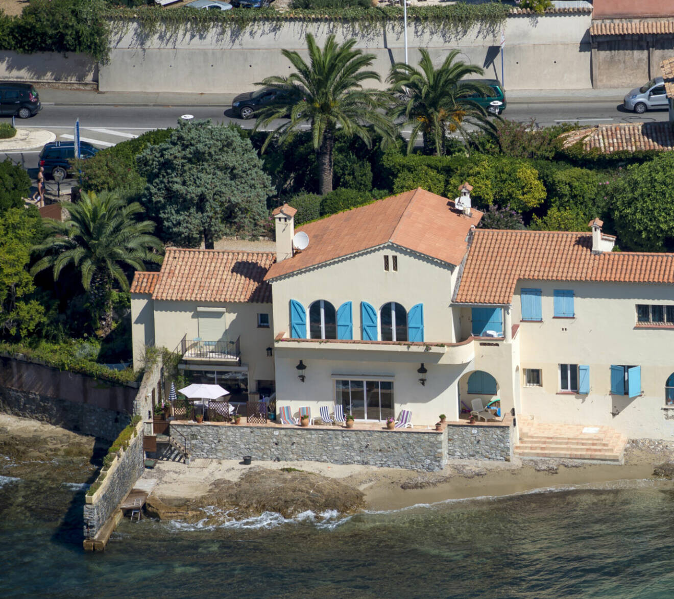 Huset i Sainte-Maxime som kungen har ärvt efter prins Bertil och prinsessan Lilian