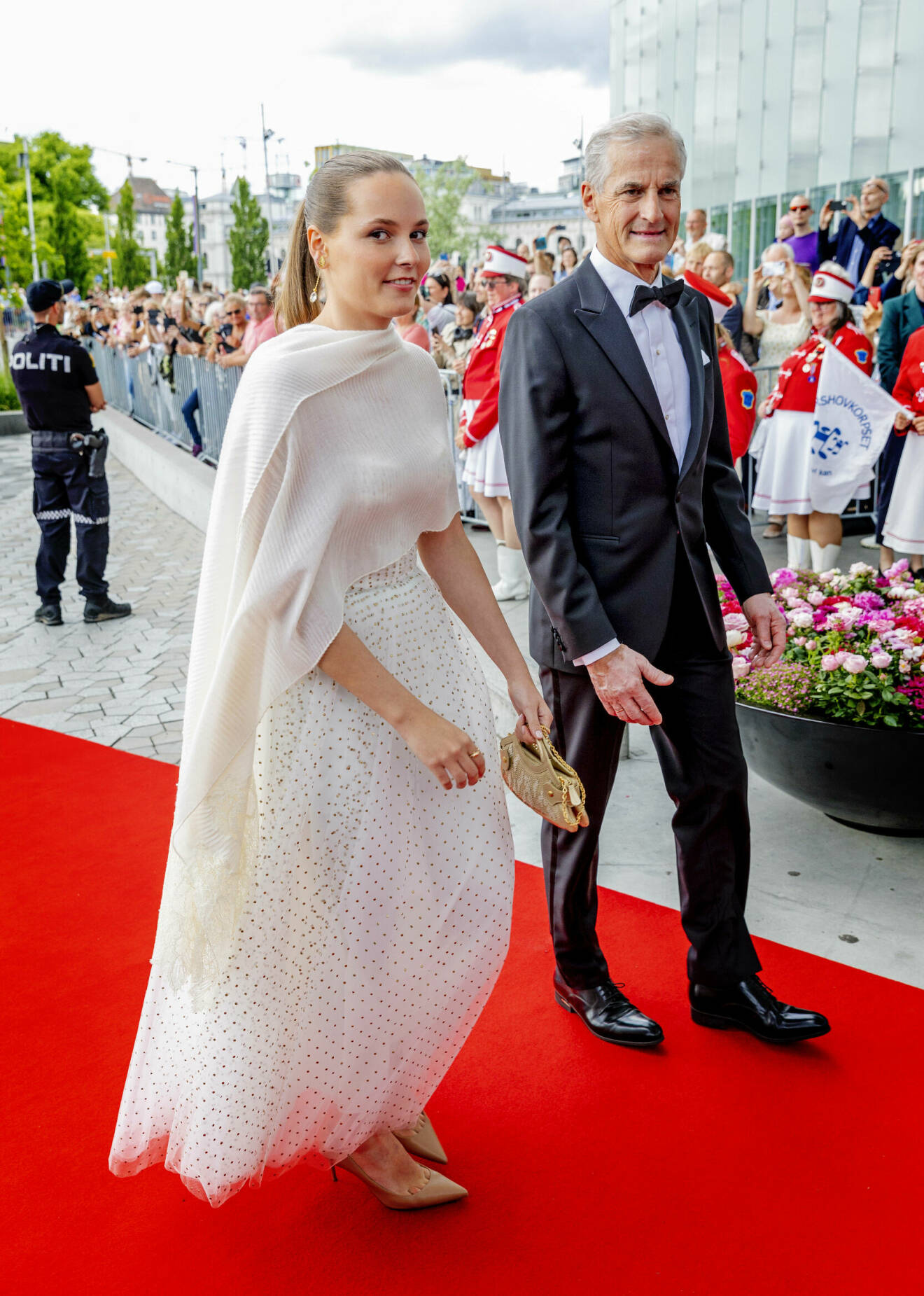 Prinsessan Ingrid Alexandra med Norges statsminister Jonas Gahr Støre