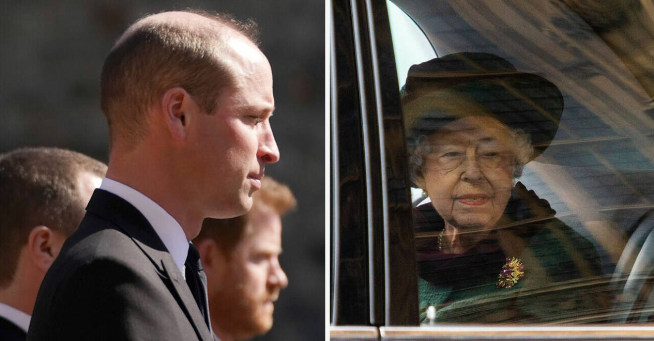 Drottning Elizabeth och prins William
