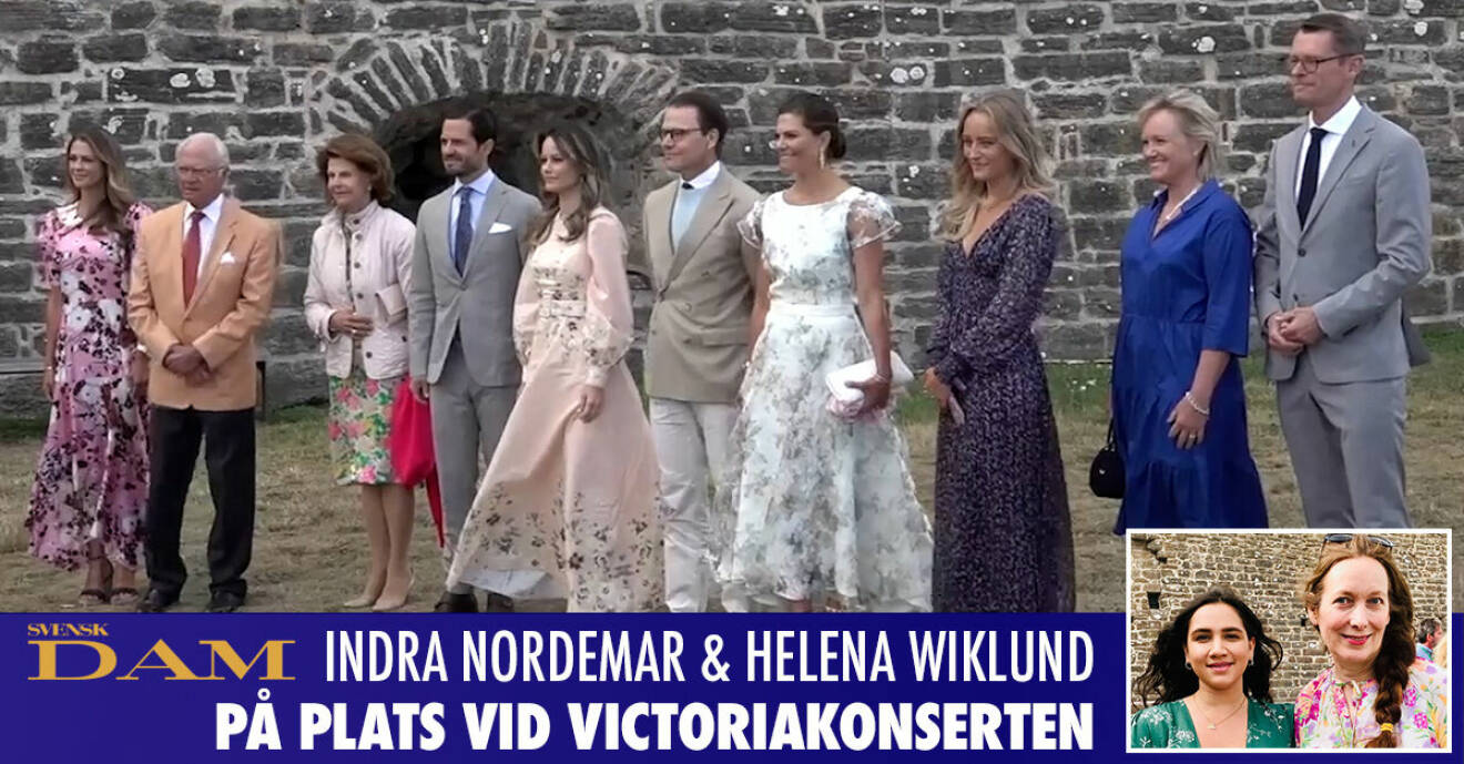 Kronprinsessan Victoria firar sin 45-årsdag på Borgholm slottsruin med Victoriakonsert