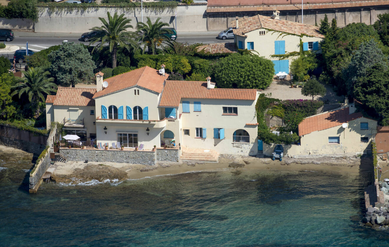 Kungafamiljens hus Villa Mirage i Sainte-Maxime på Franska rivieran