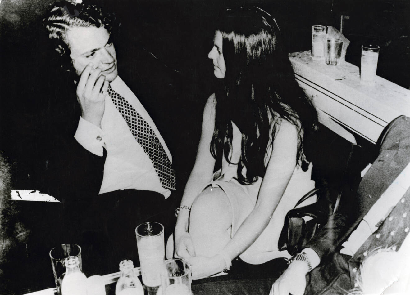 Kungen (då kronprins Carl Gustaf) och Silvia Sommerlath på dejt på diskoteket Kinki i München 1972