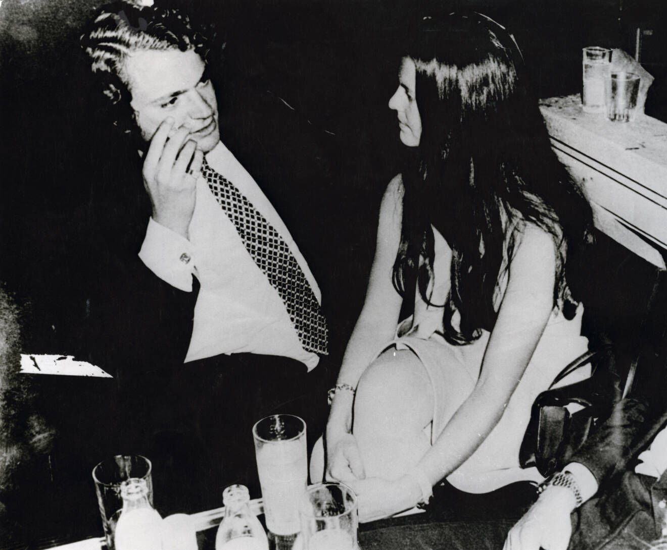 Kungen – då kronprins Carl Gustaf – och Silvia Sommerlath på dejt på diskoteket Kinki i München 1972