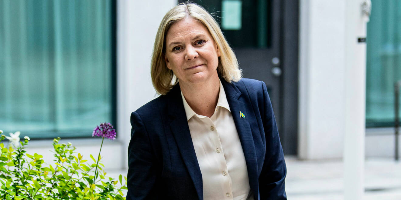 Sveriges statsminister Magdalena Andersson