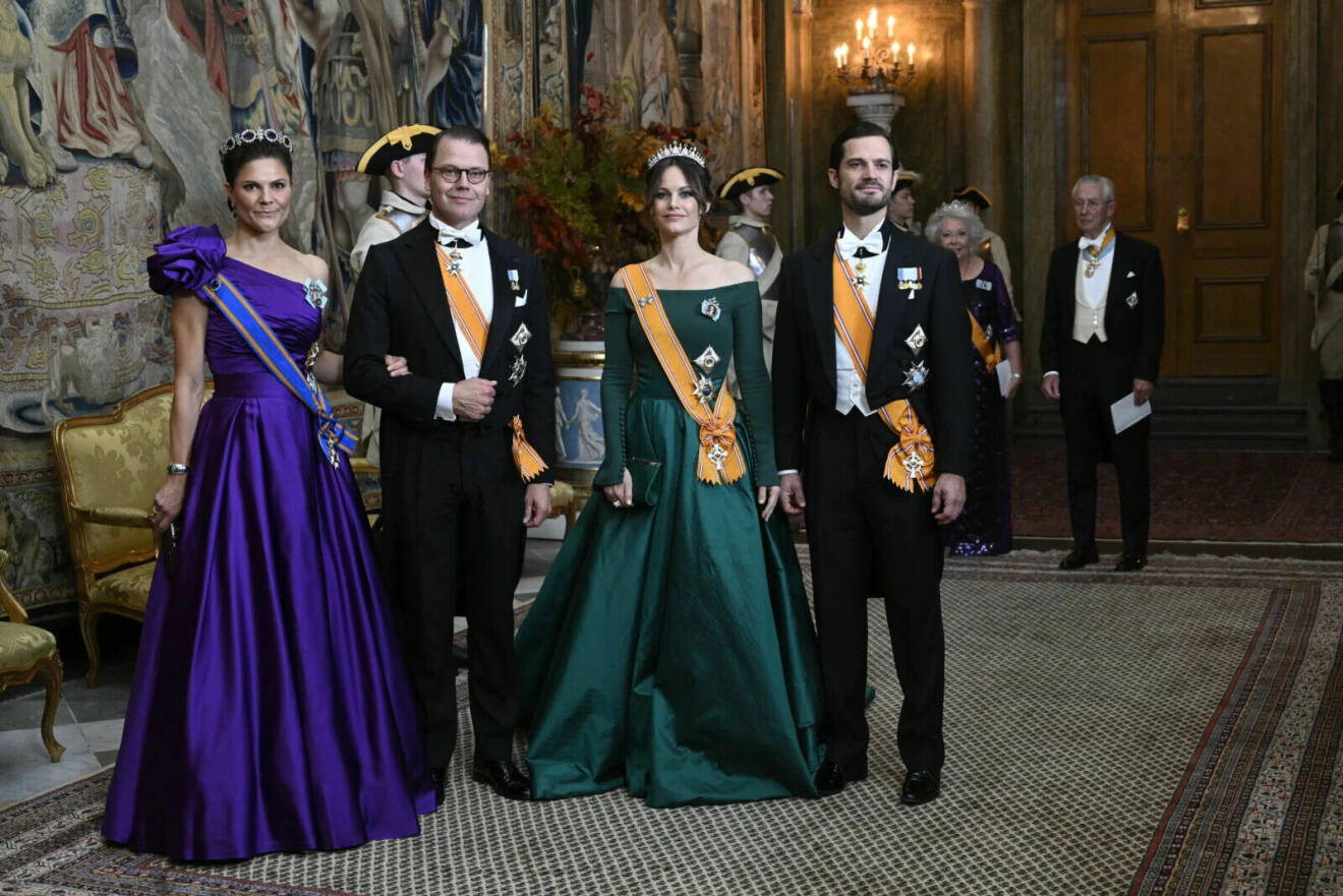 Kronprinsessan Victoria, prins Daniel prinsessan Sofia och prins Carl Philip